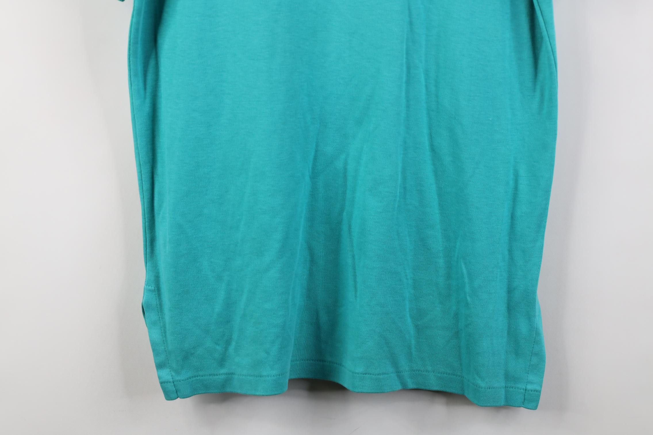 Polo Ralph Lauren Vintage 80s Ralph Lauren Cotton Knit Golf Polo Shirt Teal Size US S / EU 44-46 / 1 - 16 Thumbnail