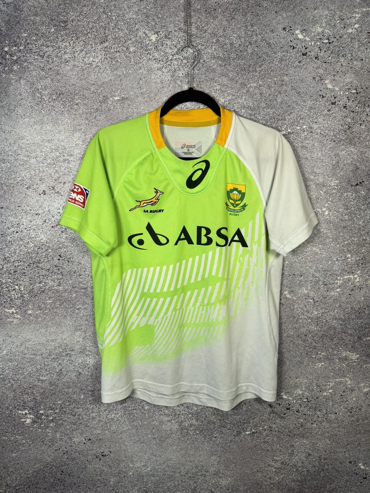 Asics South Africa Sevens Rugby Union 2014 Rugby Jersey Small Size US S / EU 44-46 / 1 - 1 Thumbnail
