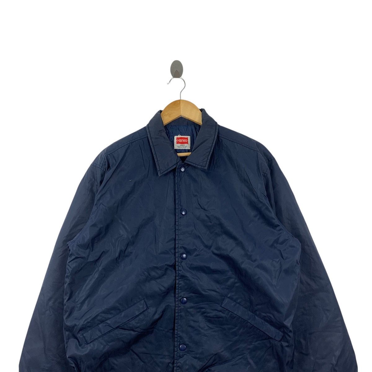 Hanes Vintage HANES AMERICAN SPIRIT Quilited Puffer Coach Jacket Size US L / EU 52-54 / 3 - 2 Thumbnail