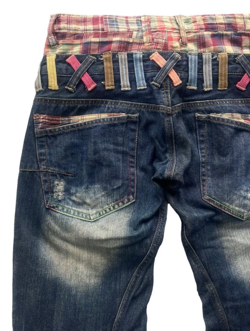 Japanese Brand Dominate Double Waist Streetwear Jeans Size US 32 / EU 48 - 7 Thumbnail