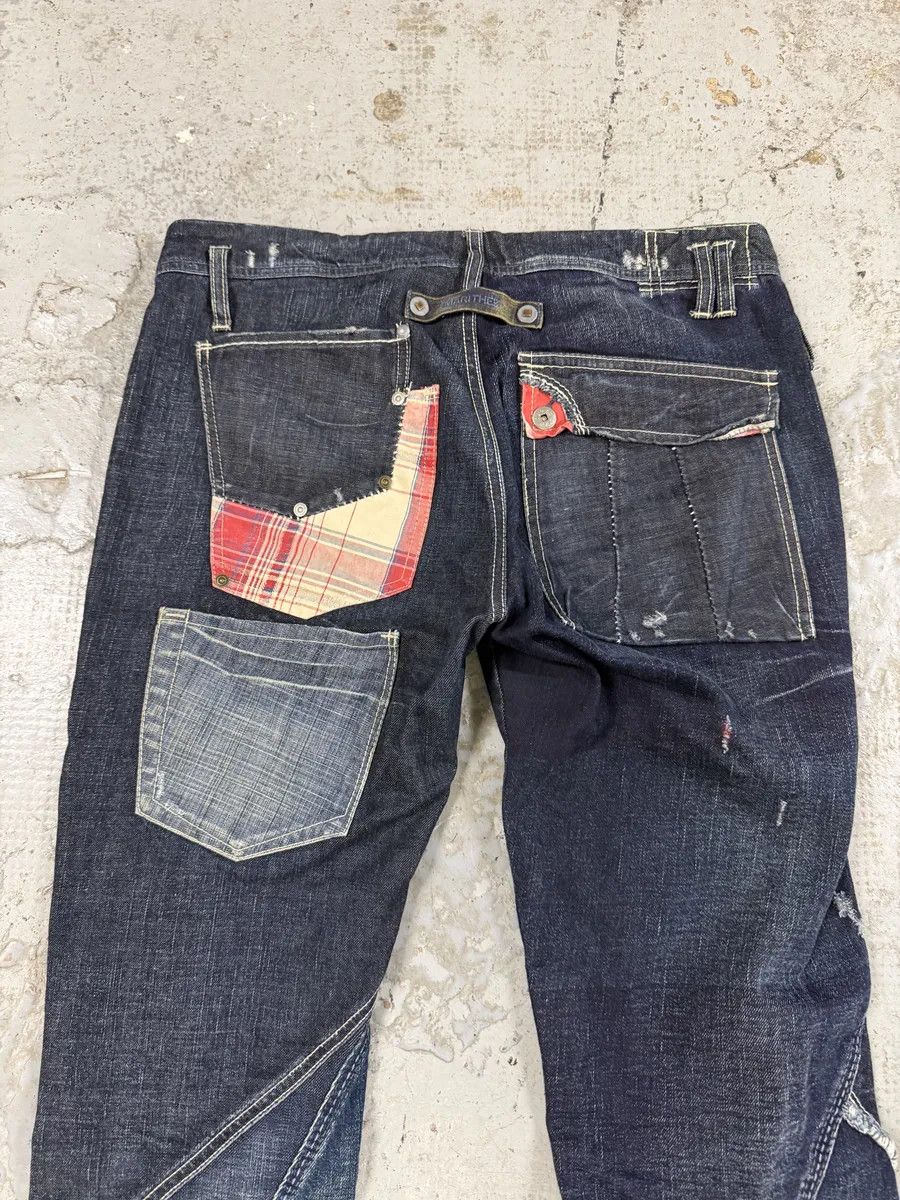Marithe + Francois Girbaud 2000s Marithé + François Girbaud Navy Denim Jeans Size US 32 / EU 48 - 6 Thumbnail