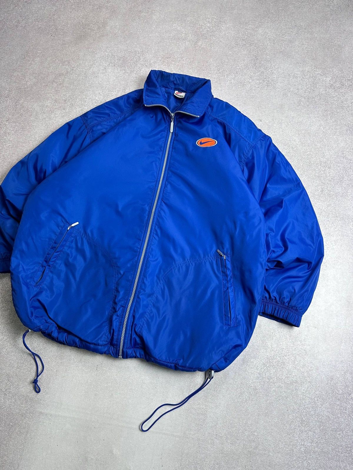 Nike Vintage 90s Nike Big Swoosh Nylon Puffer Jacket L Size US L / EU 52-54 / 3 - 4 Thumbnail