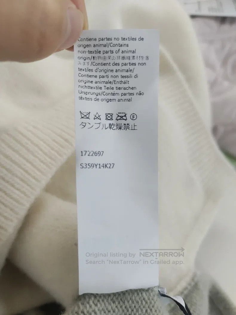 Loewe Loewe Pocket Embroidered Logo Patchwork Wool Top Size XS / US 0-2 / IT 36-38 - 6 Thumbnail