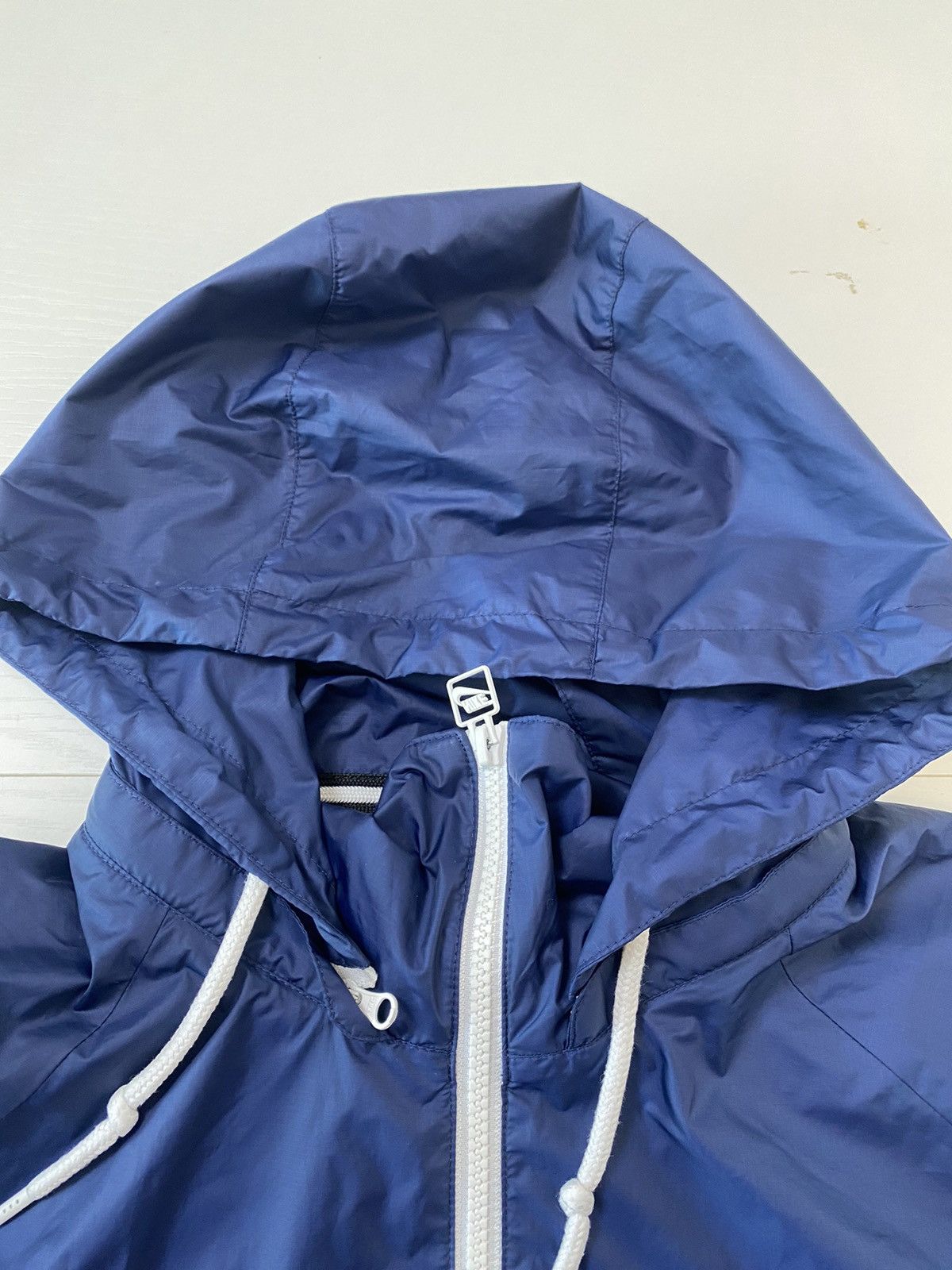 Nike DESCRIPTION Nike x Fragment windbreaker, size XL, blue used Size US XL / EU 56 / 4 - 7 Thumbnail