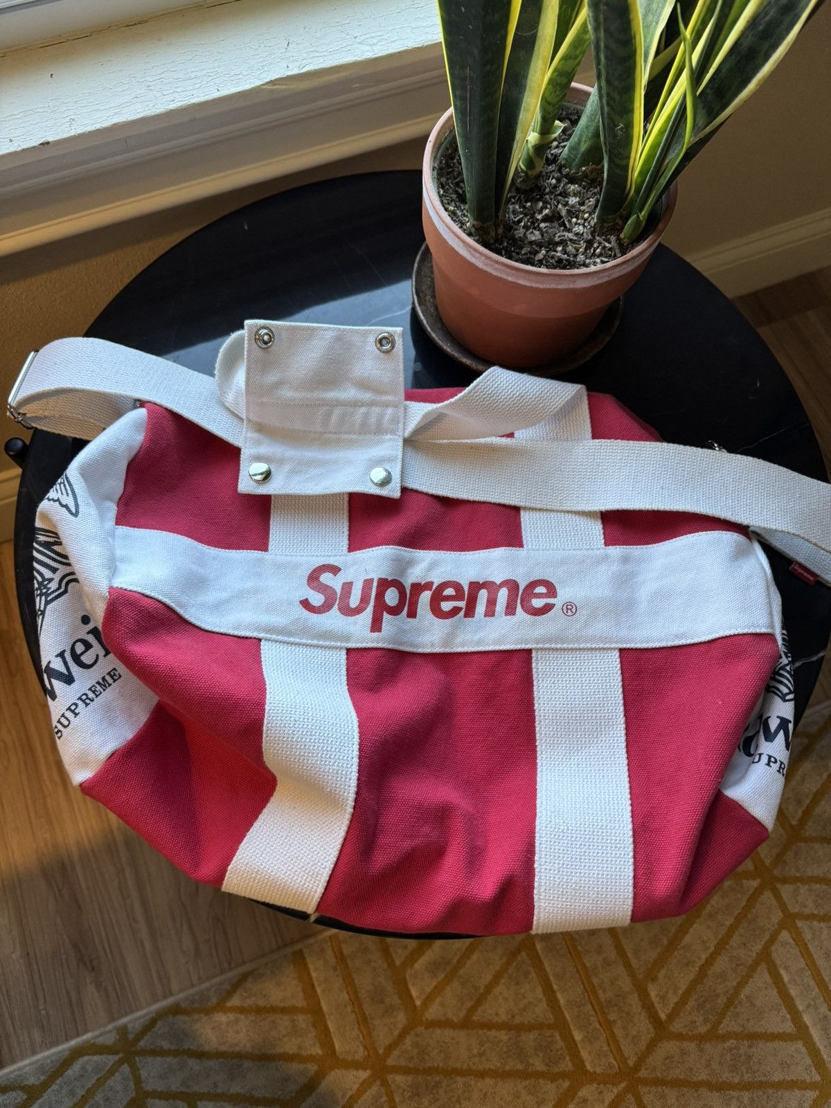[レア]09ss  SUPREME  Budweiser Duffle Bag Budweiser x Supreme 2009 Spring/Summer Collection | Hypebeast