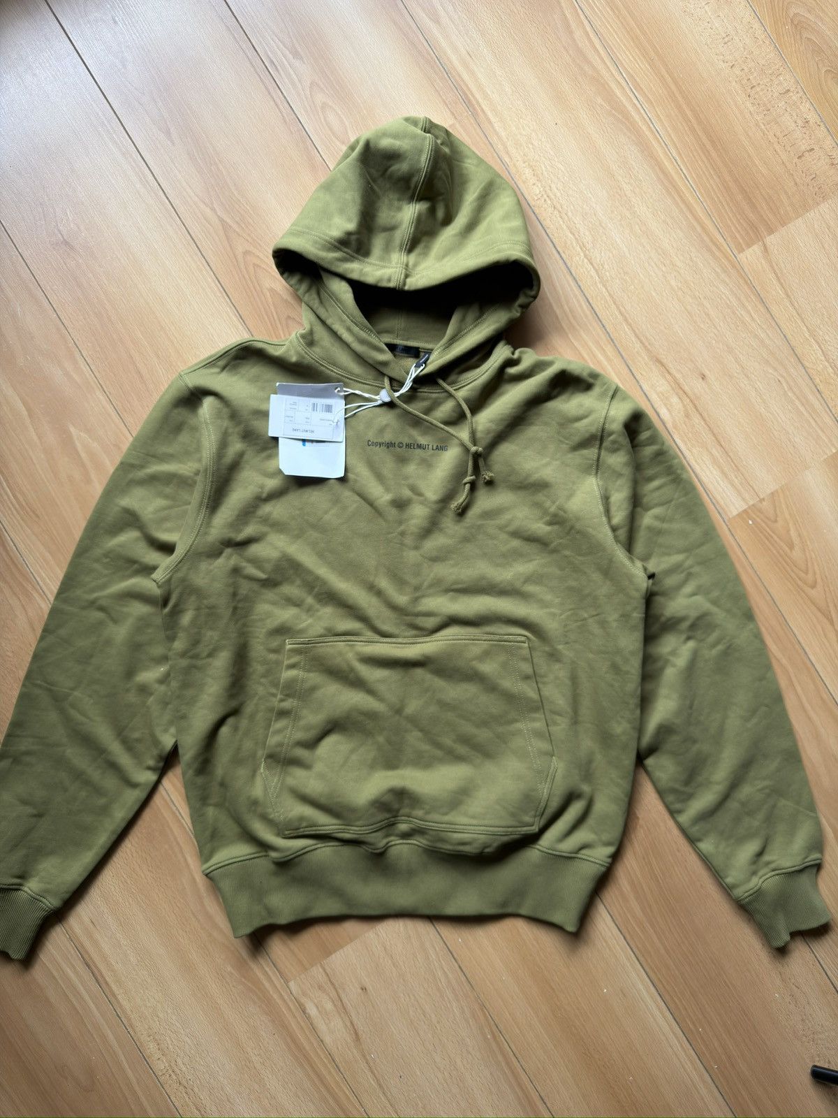 Helmut Lang Helmut Lang big logo hoodie new Size US M / EU 48-50 / 2 - 8 Thumbnail