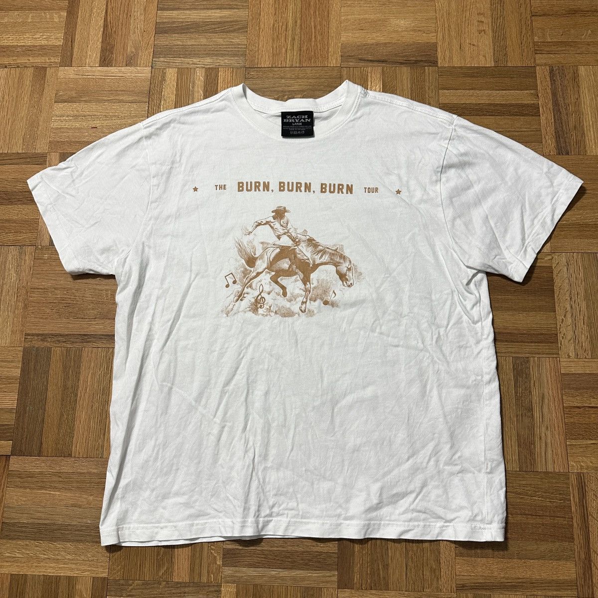 Band Tees Zach Bryan Burn Burn Burn Tour tee Size US L / EU 52-54 / 3 - 1 Thumbnail