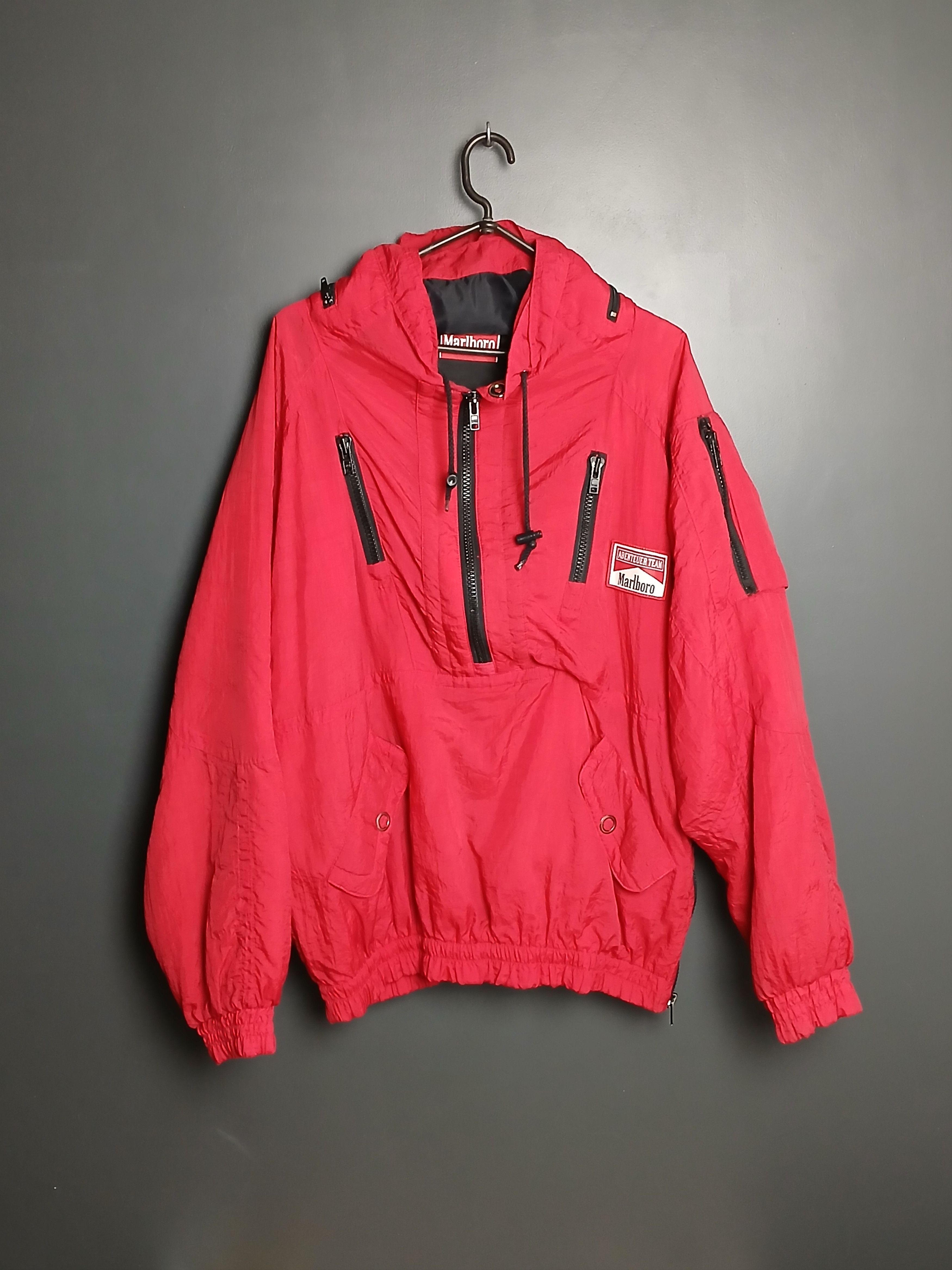 Marlboro × Vintage Vintage Marlboro F1 Racing Anorak Jacket Size US L / EU 52-54 / 3 - 1 Thumbnail