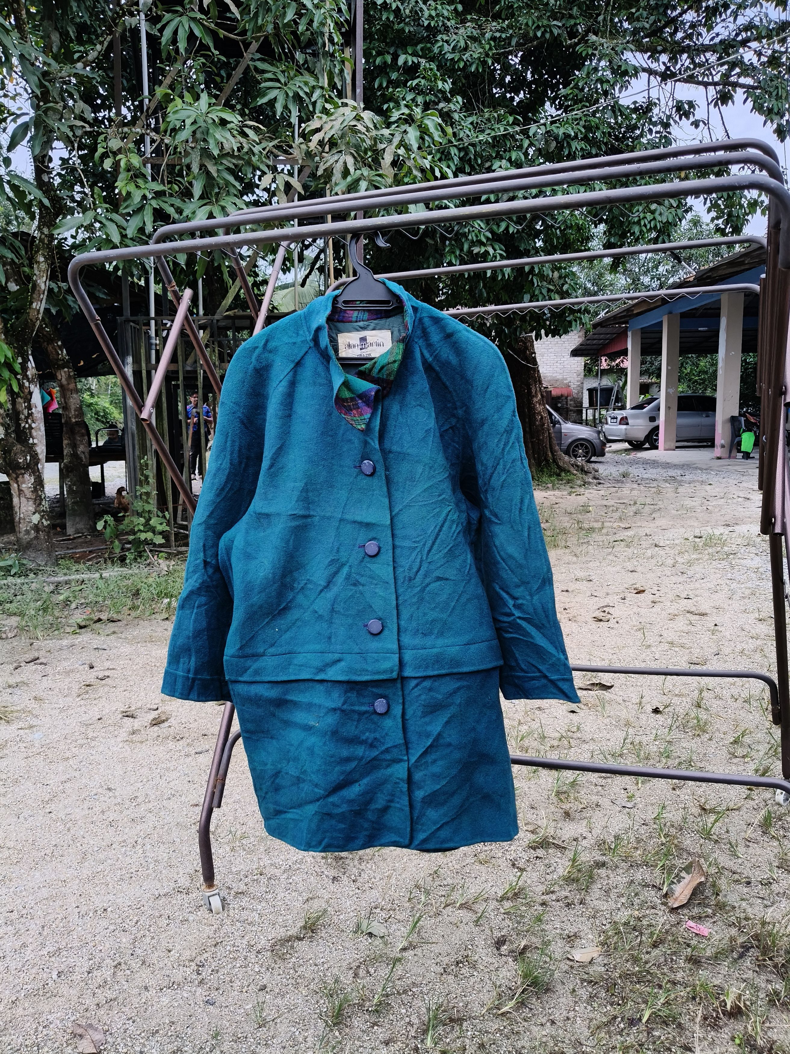 Designer × Japanese Brand × Vintage Alan Martin Wool Button up Jacket Size L / US 10 / IT 46 - 1 Thumbnail