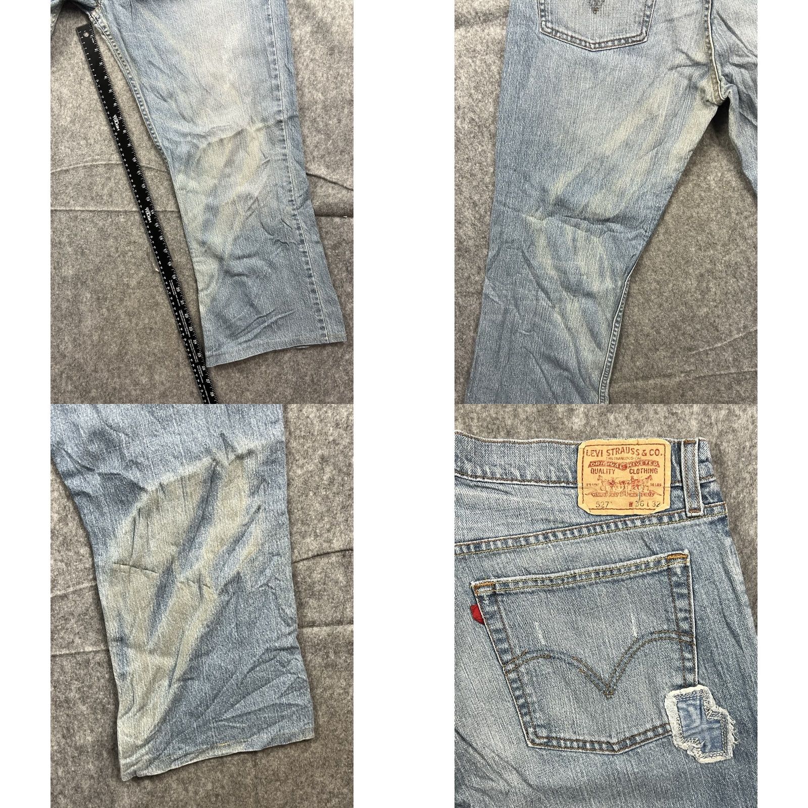 Levi's VTG Levi's 527 Jeans Jeans Bootcut Regular 36x26 32x36 Denim Blue Cotton 5-Pocket Men/Men's VTG 80s 90s Casual Pants Size US 5 / EU 37 - 8 Thumbnail