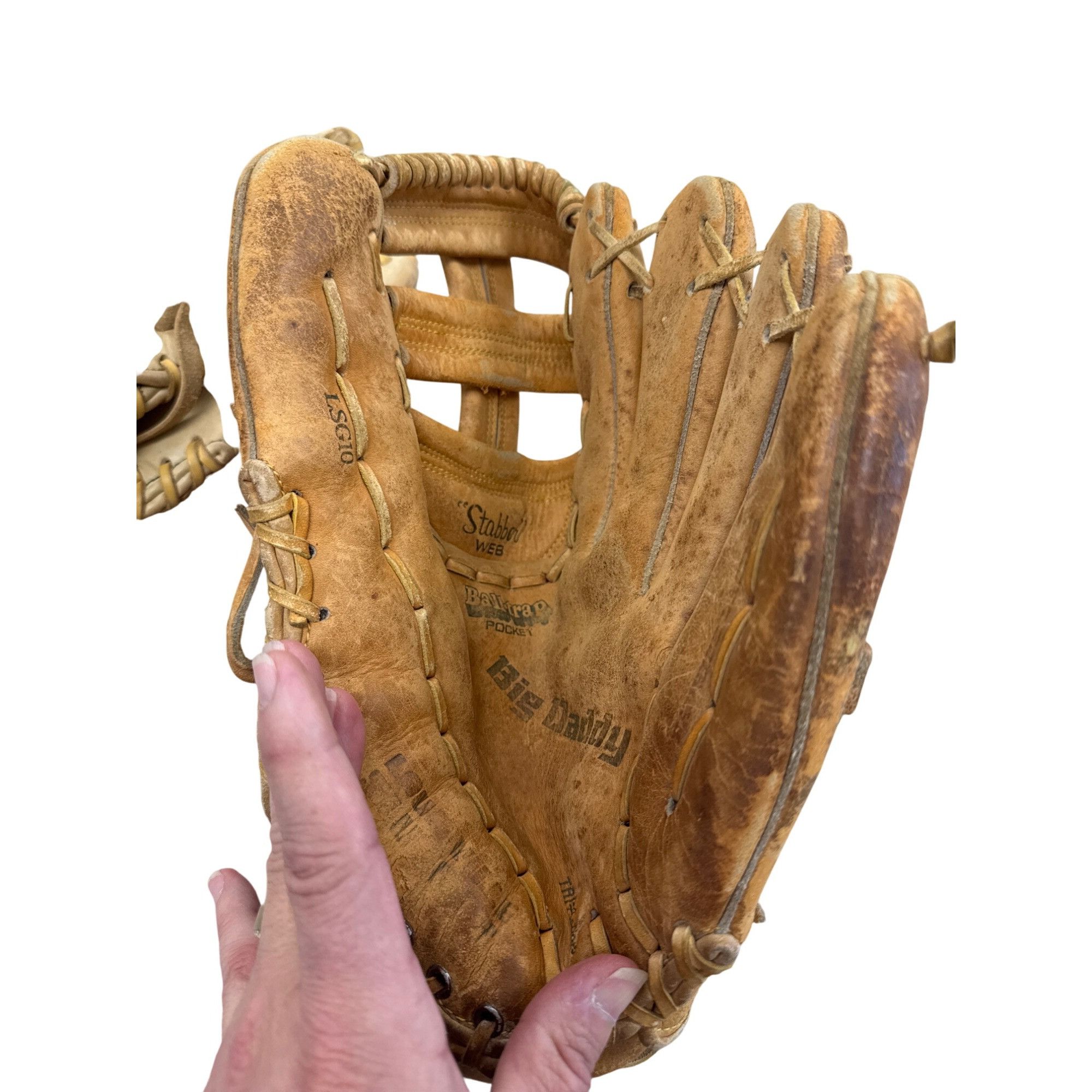 Louisville Slugger Louisville Slugger LSG10 Mens Brown Leather Right Throw Base Size ONE SIZE - 11 Thumbnail