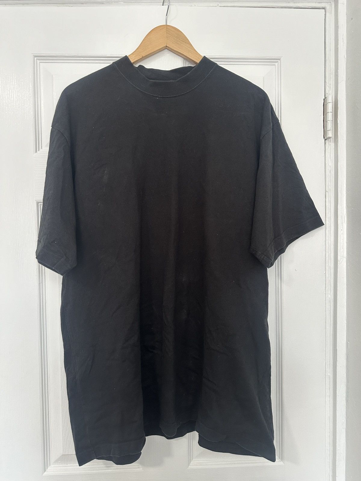 Balenciaga Balenciaga Paris BB Rhinestone Mock Neck Black Size US XXL / EU 58 / 5 - 2 Thumbnail