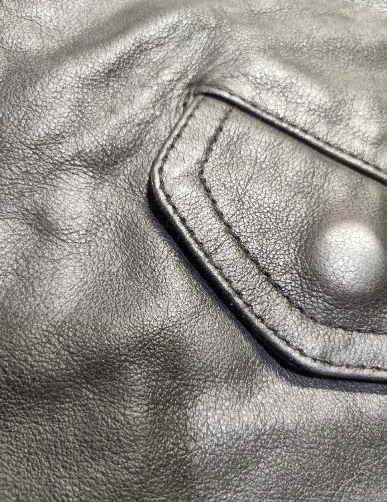 Rick Owens Rick Owens 14fw mainline fur integrated leather jacket Size US S / EU 44-46 / 1 - 4 Thumbnail