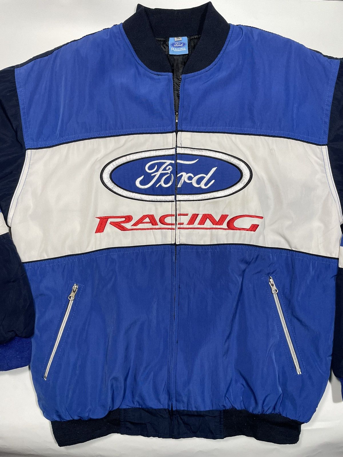Vintage Rare Vintage classic Ford Racing Jacket Bomber Embroidery Size US XL / EU 56 / 4 - 4 Thumbnail