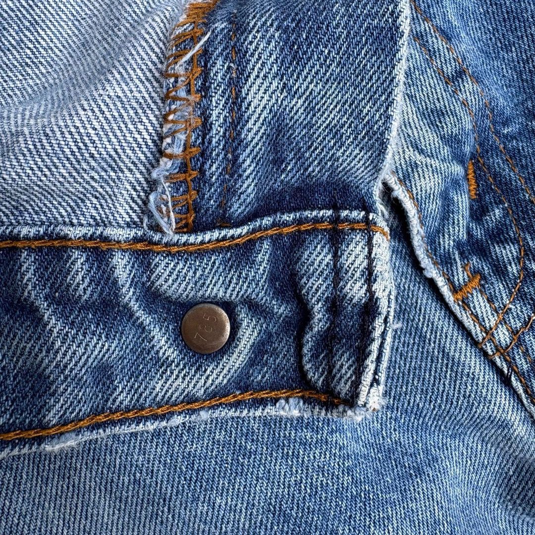 Levi's × Vintage Levi’s 517 1980 80s Vintage W34 Orange Tab Blue Denim Jeans Size US 34 / EU 50 - 5 Thumbnail