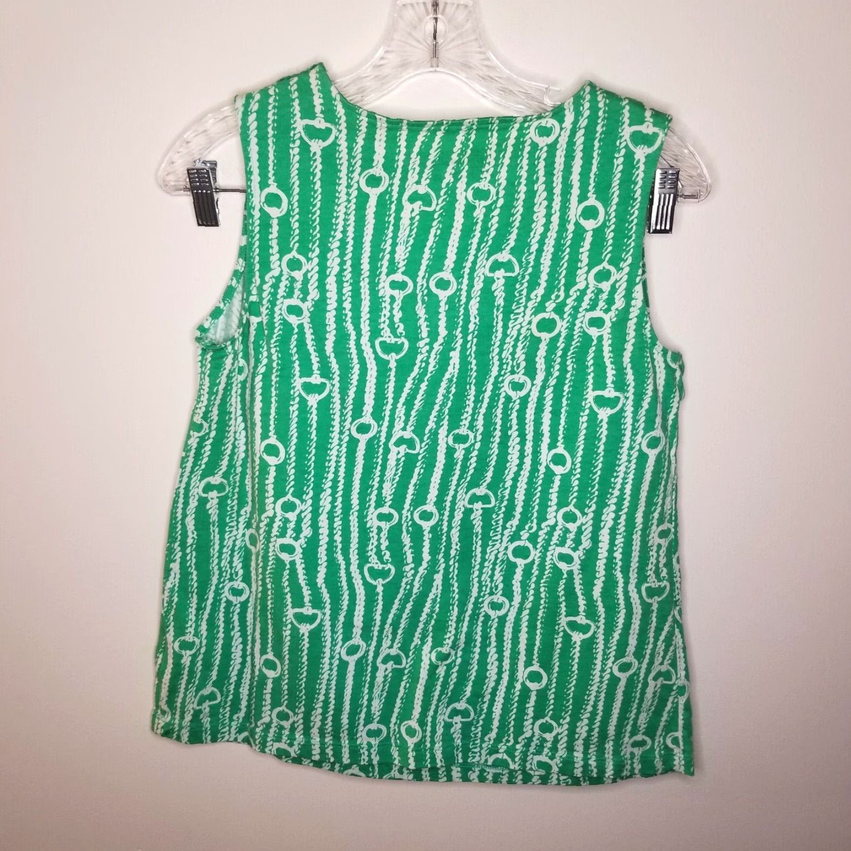 Croft & Barrow CROFT & BARROW Women's Sleeveless Green V-Neck Tank Size M Size M / US 6-8 / IT 42-44 - 3 Thumbnail