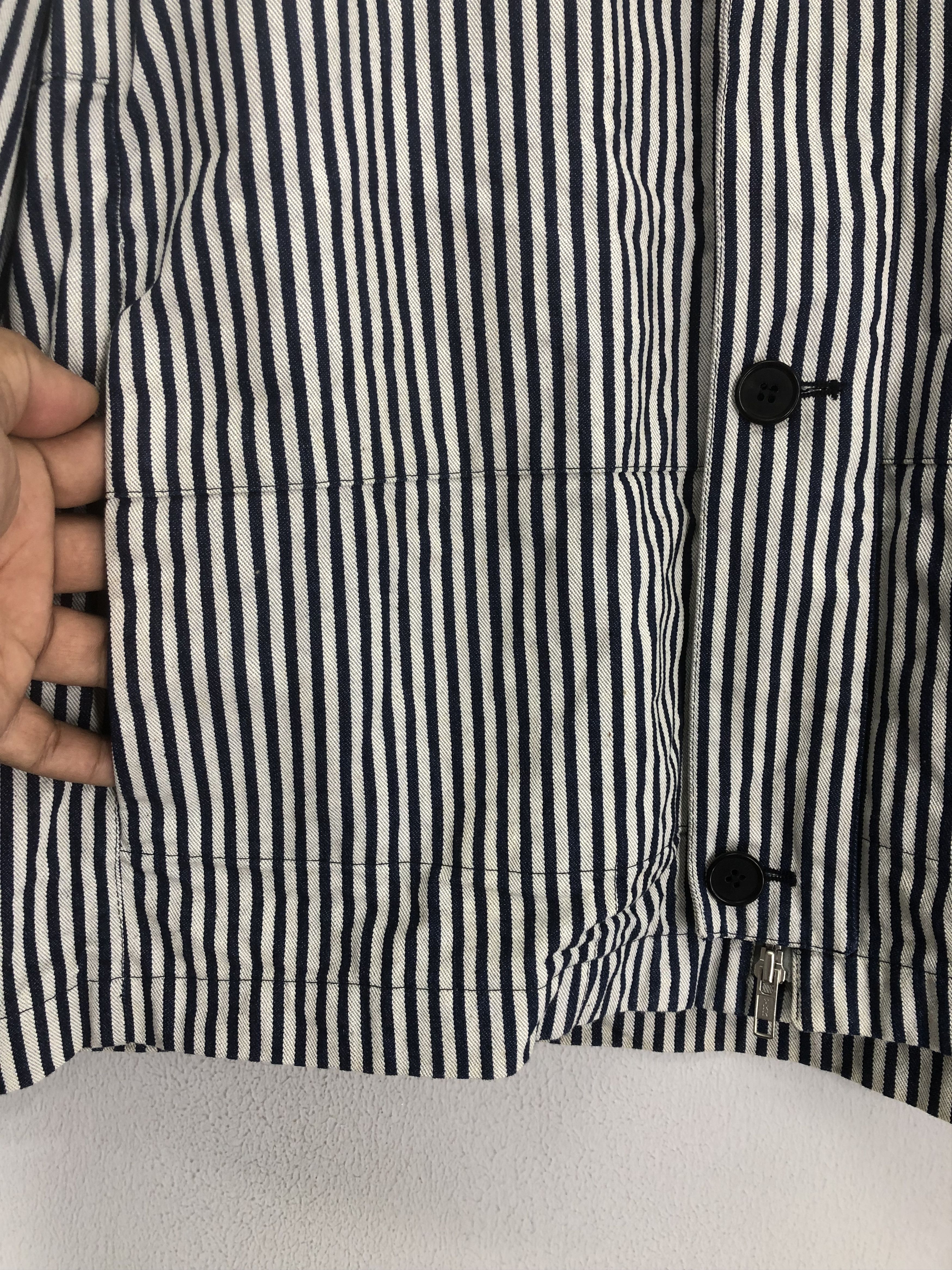 Marni MARNI Hickory Stripe Denime Jacket Size US M / EU 48-50 / 2 - 10 Thumbnail
