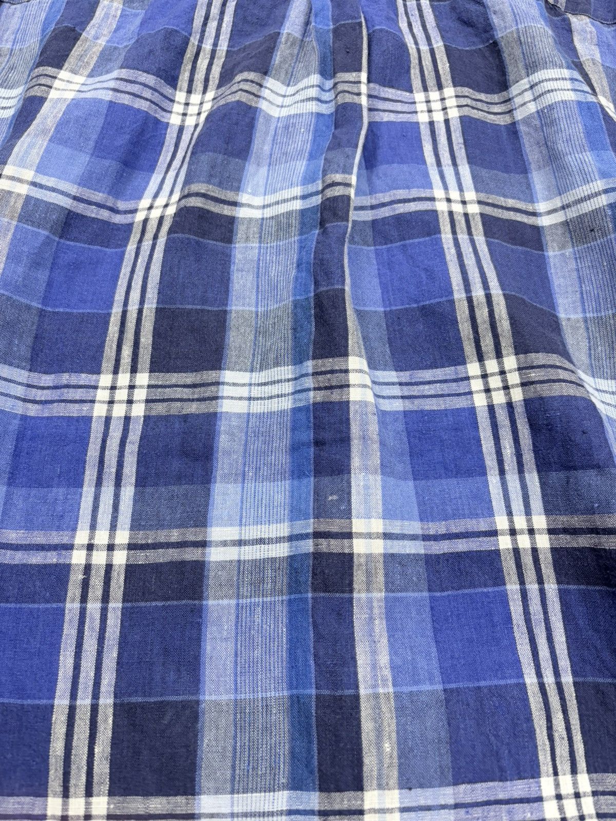 Ralph Lauren Polo Ralph Lauren 100% Linen Plaid Summer Shirt XXL Size US XXL / EU 58 / 5 - 15 Thumbnail