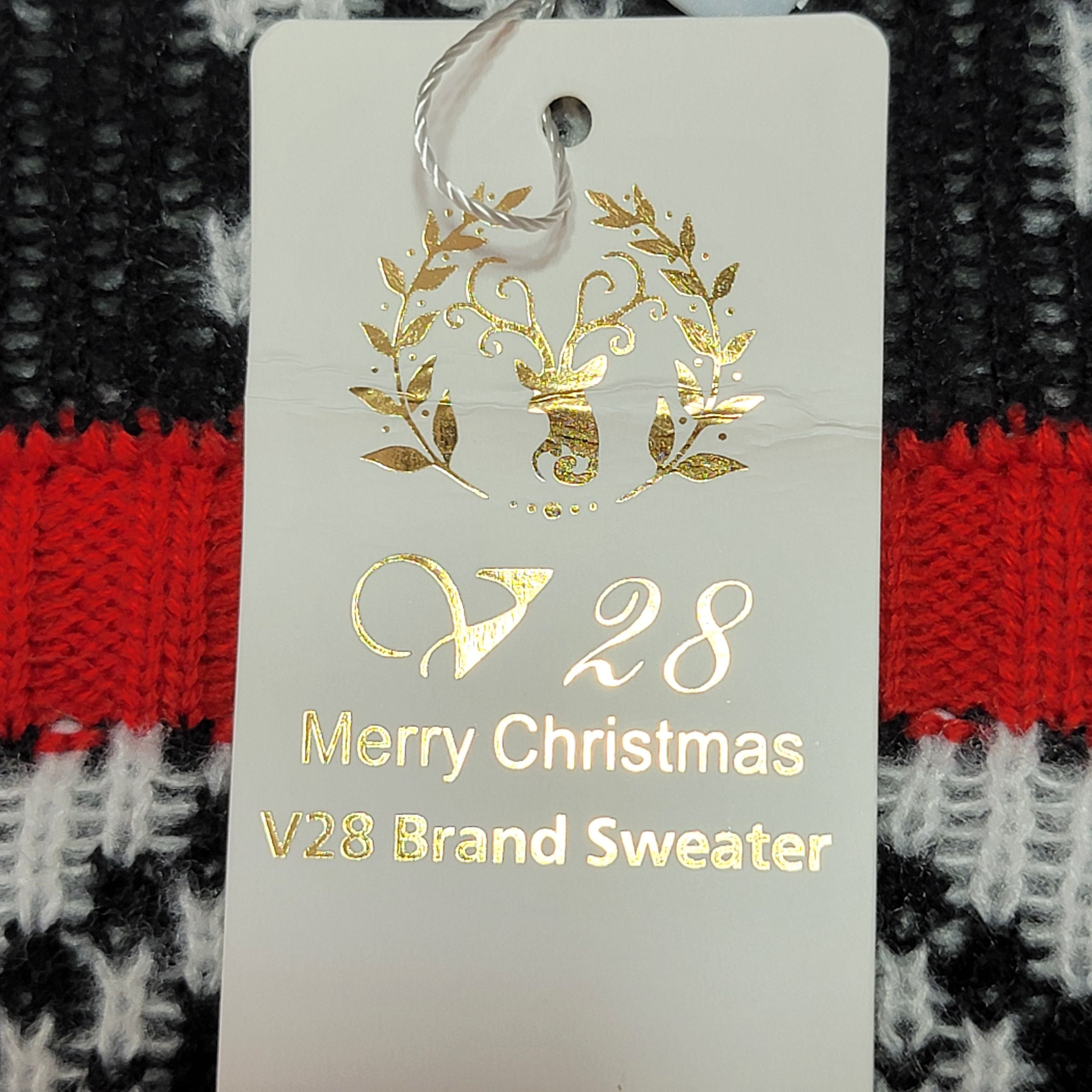 Other V28 Knit Christmas Cardigan Sweater w/ Reindeer-XXXL NWT Size 3XL / US 20-22 - 6 Thumbnail