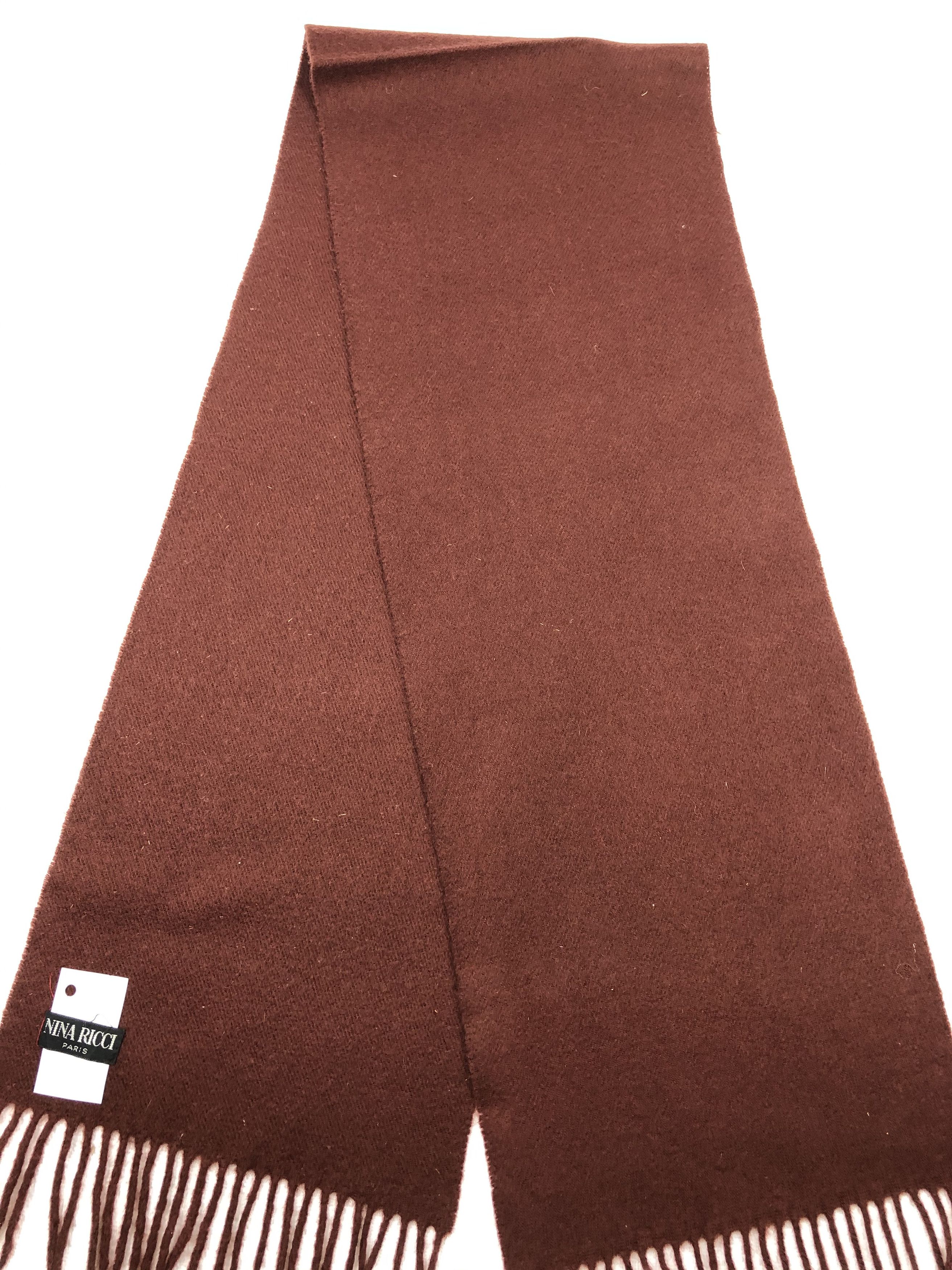 Nina Ricci × Vintage Nina Ricci Scarf / Muffler / Neckwear Wool Size ONE SIZE - 2 Thumbnail