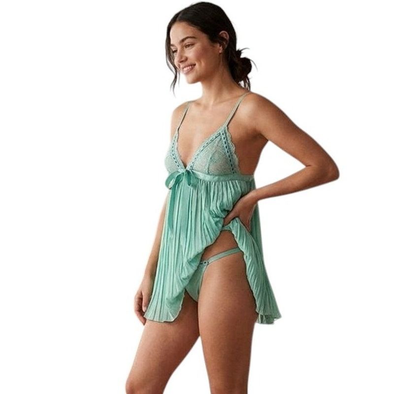 Victoria's Secret Victoria's Secret Very Sexy Pleated Babydoll, M Size ONE SIZE - 6 Thumbnail