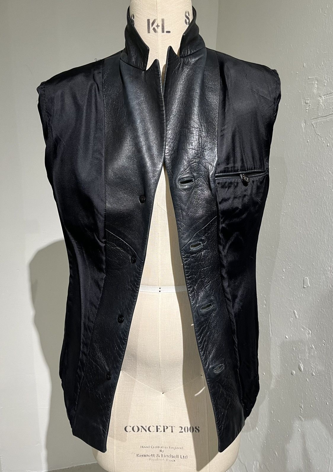 Gucci 1998 Tom Ford Leather Blazer Size M / US 6-8 / IT 42-44 - 13 Thumbnail