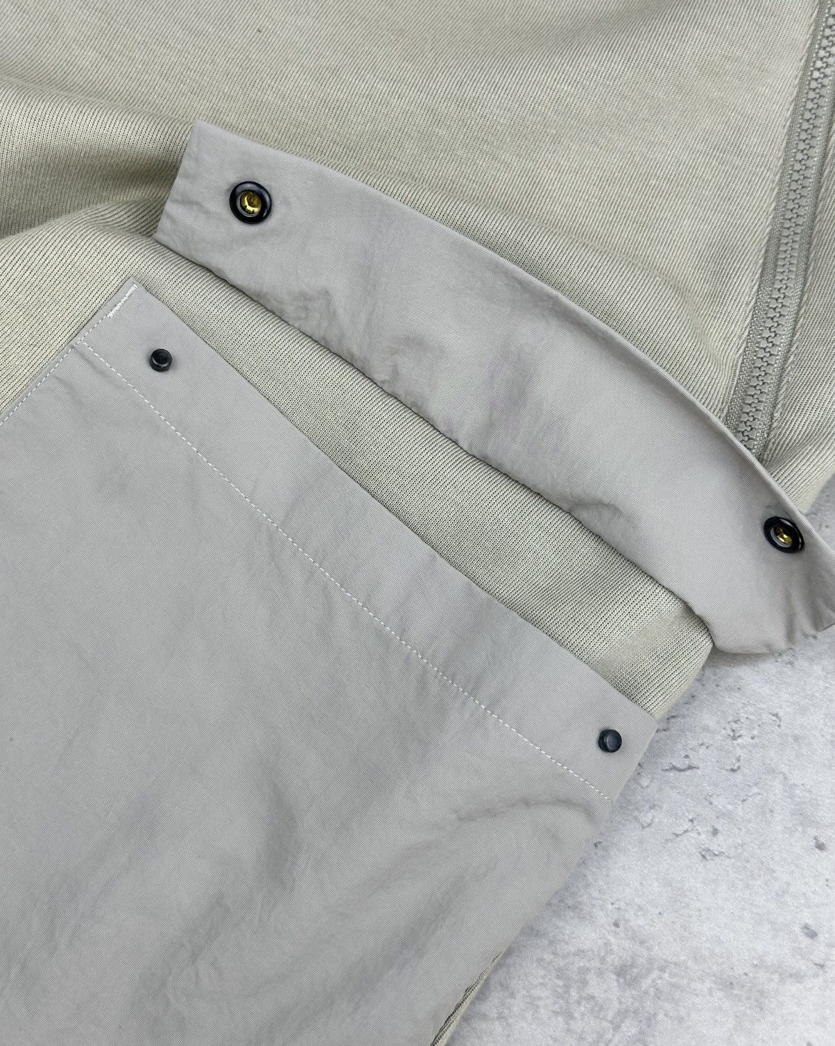 Gymshark Gymshark Cargo Shorts Men XL Grey Green Hybrid Heavy Cotton Size US 36 / EU 52 - 6 Thumbnail