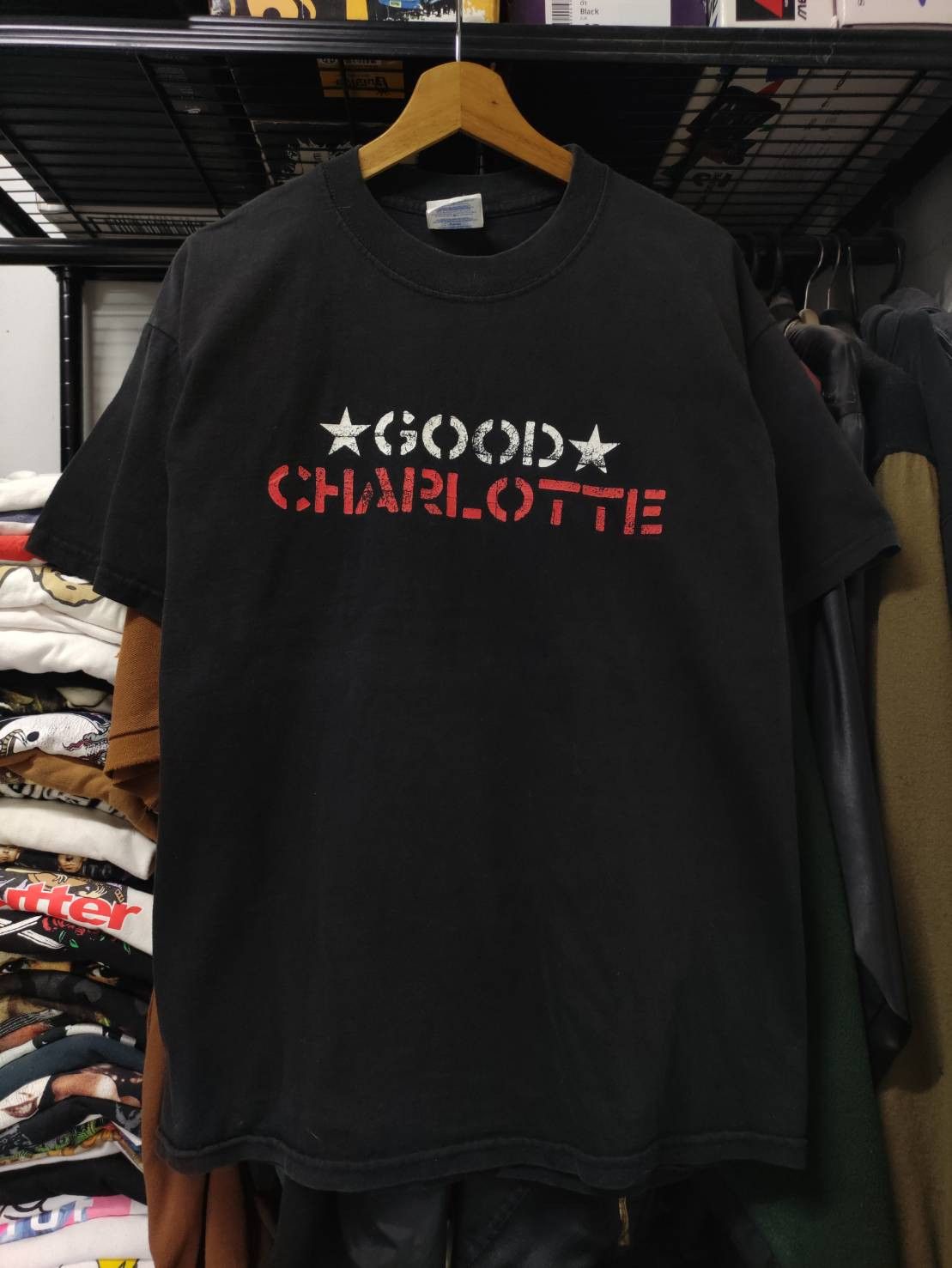 Band Tees × Vintage Vtg 00's Good Charlotte " Old School Tattoo " T-Shirt Size US L / EU 52-54 / 3 - 2 Thumbnail