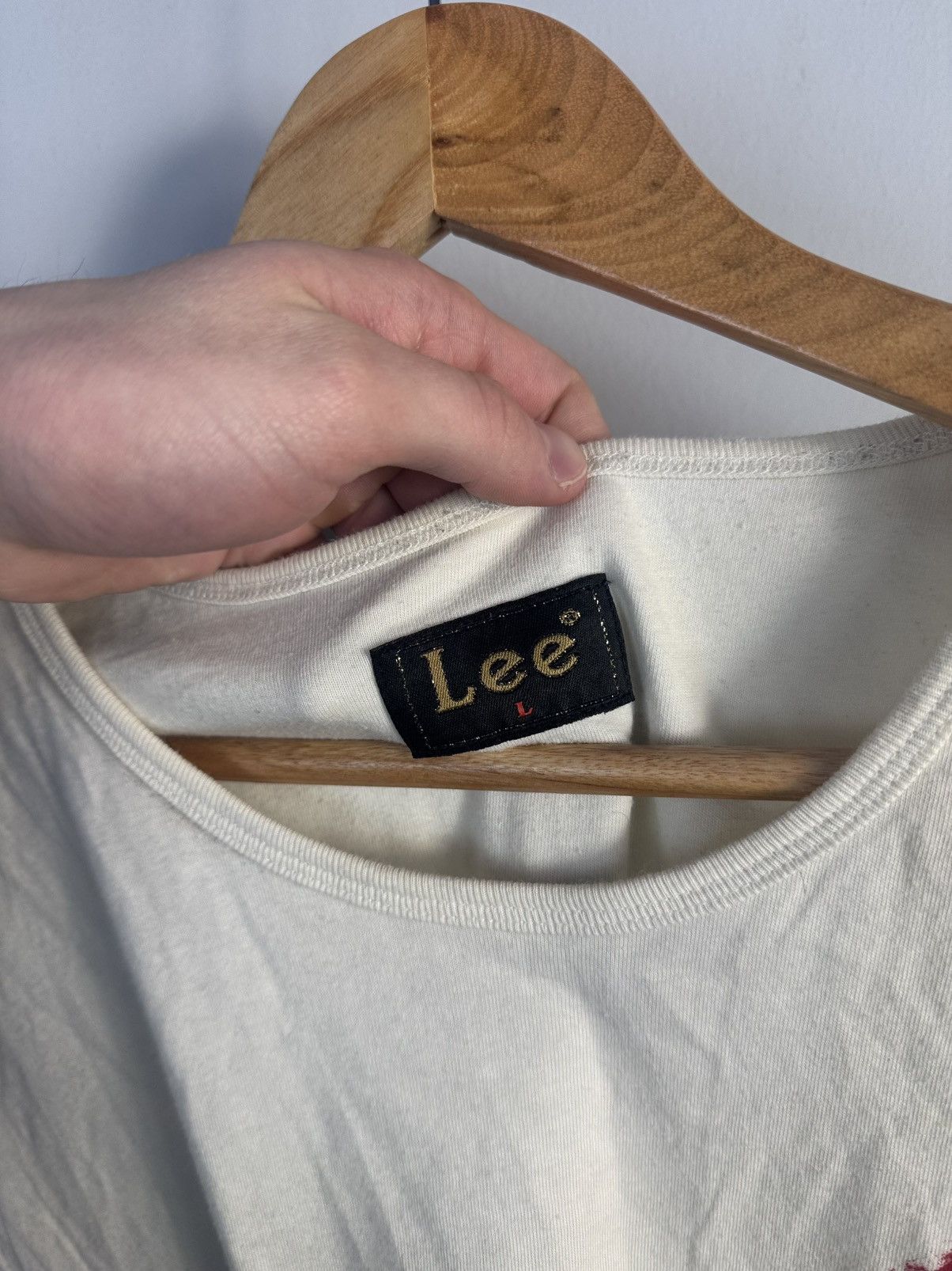 Lee VINTAGE LEE HIPSTER T-SHIRT TEE Y2K Size US L / EU 52-54 / 3 - 3 Thumbnail