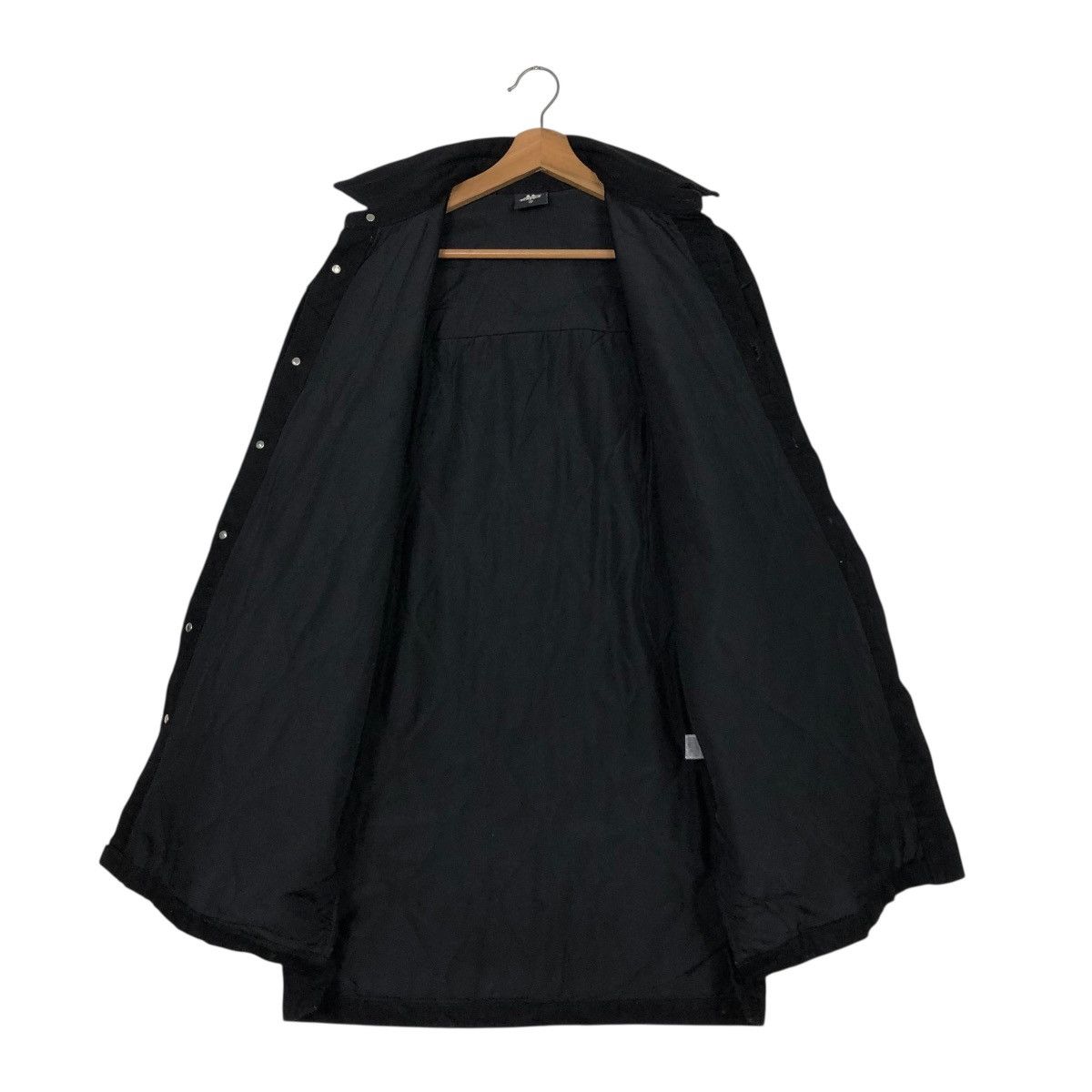 Japanese Brand 🔥RICH BLACK WOOL JACKET SNAP BUTTON KAPPA Size US XS / EU 42 / 0 - 16 Thumbnail