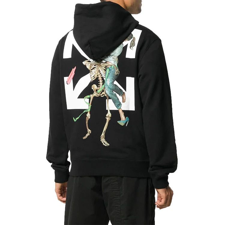 Off-White Red Pascal Skeleton Arrows Hoodie Size US M / EU 48-50 / 2 - 6 Thumbnail