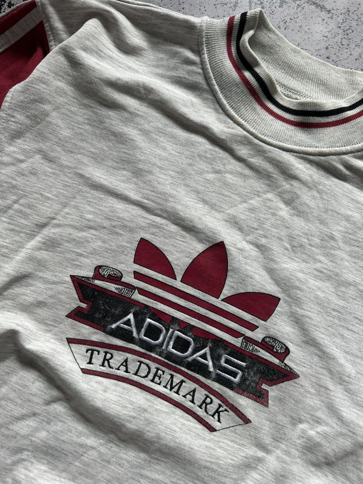 Adidas Vintage Adidas Crewneck Sweatshirt Trademark Baggy Y2K USA Size US M / EU 48-50 / 2 - 3 Thumbnail