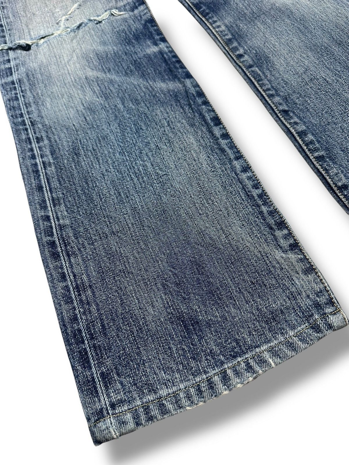 Levi's Levis 501 Vintage Y2K With Distressed Straight Leg Butterfly Size US 30 / EU 46 - 17 Thumbnail
