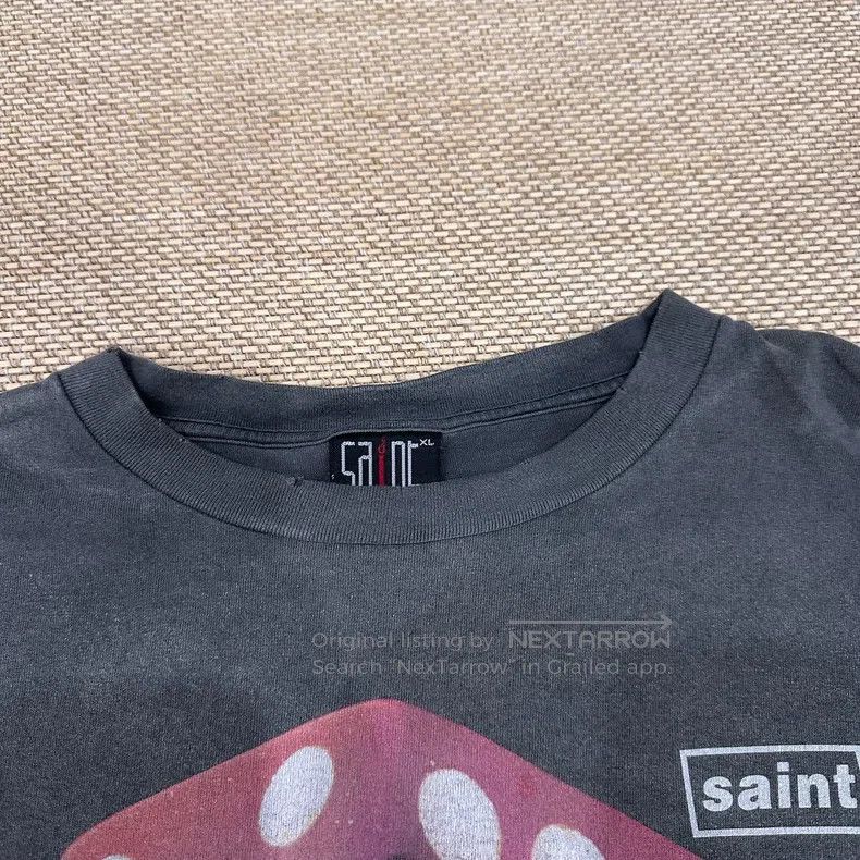 Saint Michael Saint Michael Black and red washed dice long-sleeved shirt Size US XL / EU 56 / 4 - 3 Thumbnail