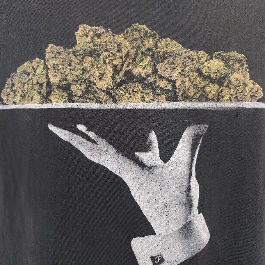 Primitive Cannabis T Shirt Mens Size Medium Black Marijuana Weed Size US M / EU 48-50 / 2 - 2 Thumbnail