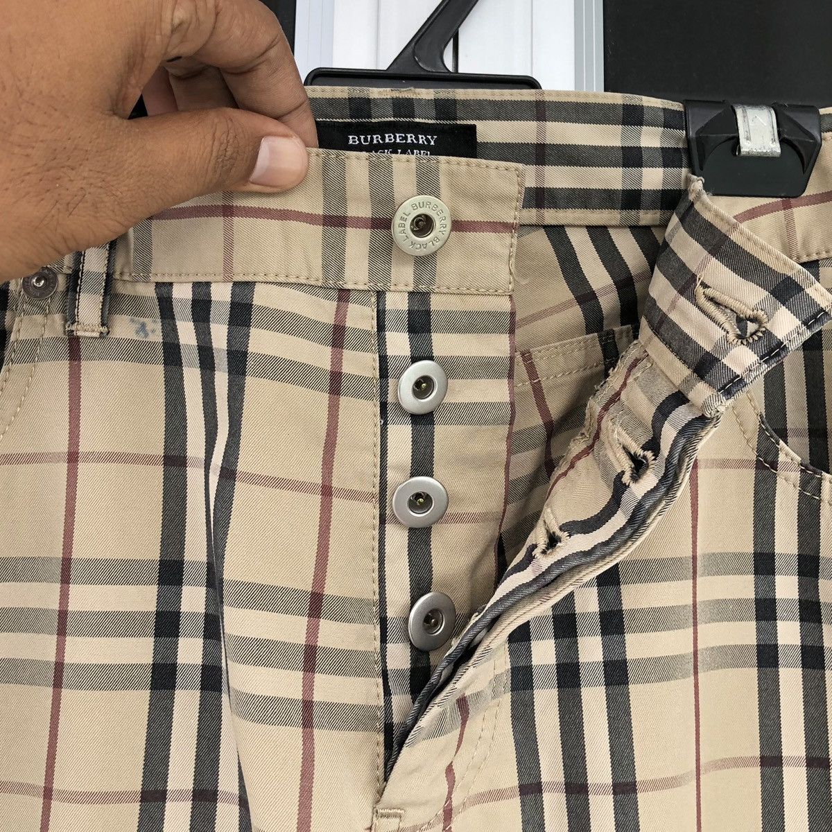 Burberry Burberry Black Label Men’s Check Pants Size US 30 / EU 46 - 9 Thumbnail