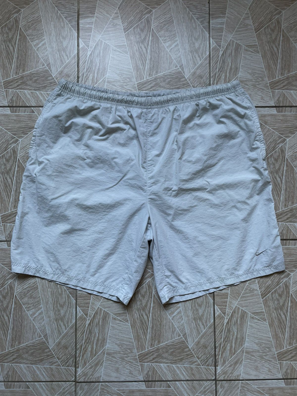 Nike Vintage Retro Nike Shimmering Navy Shorts Swoosh Sport Drill Size US 36 / EU 52 - 1 Thumbnail