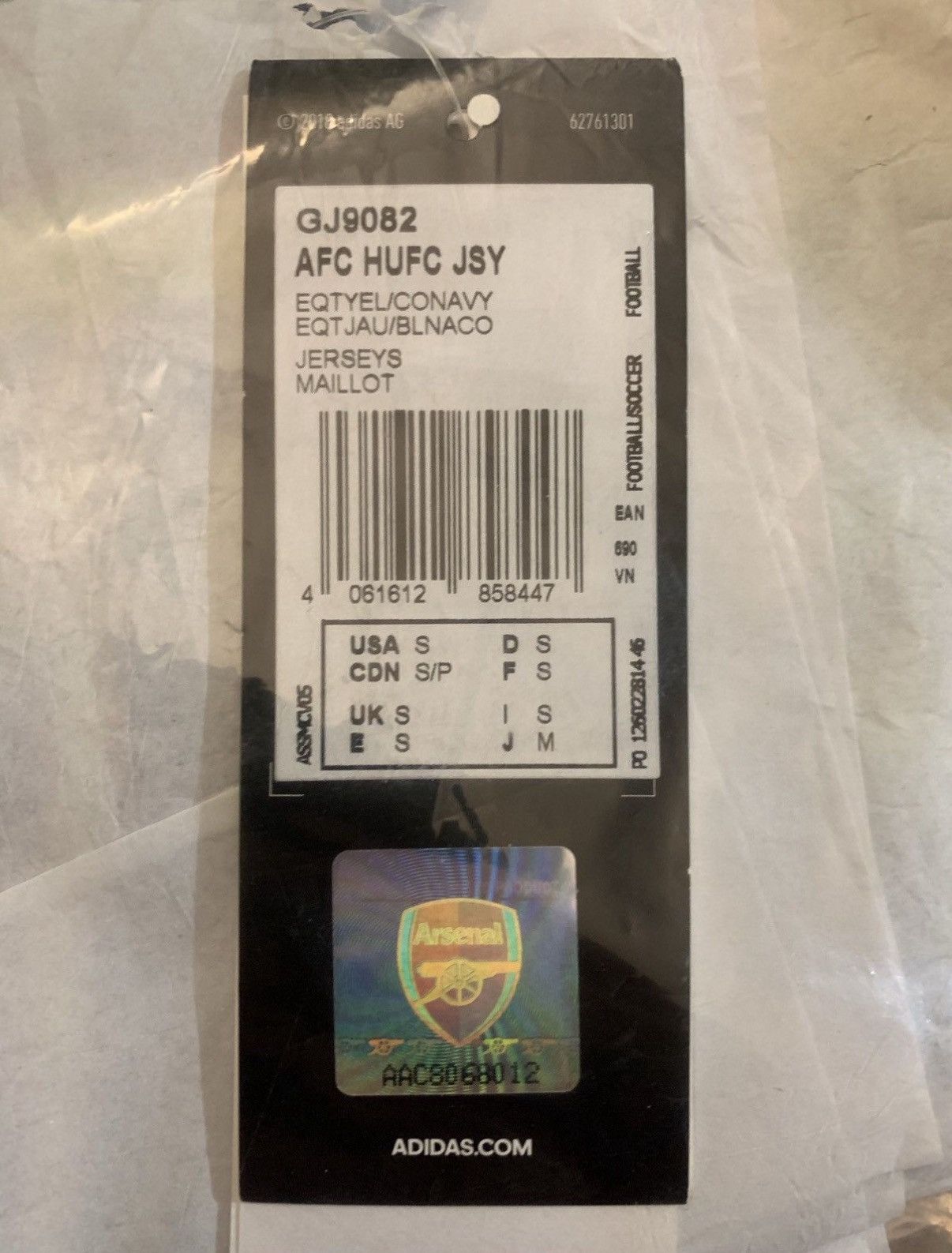 Adidas × Pharrell Arsenal Humanrace Rare Jersey Size US S / EU 44-46 / 1 - 3 Thumbnail