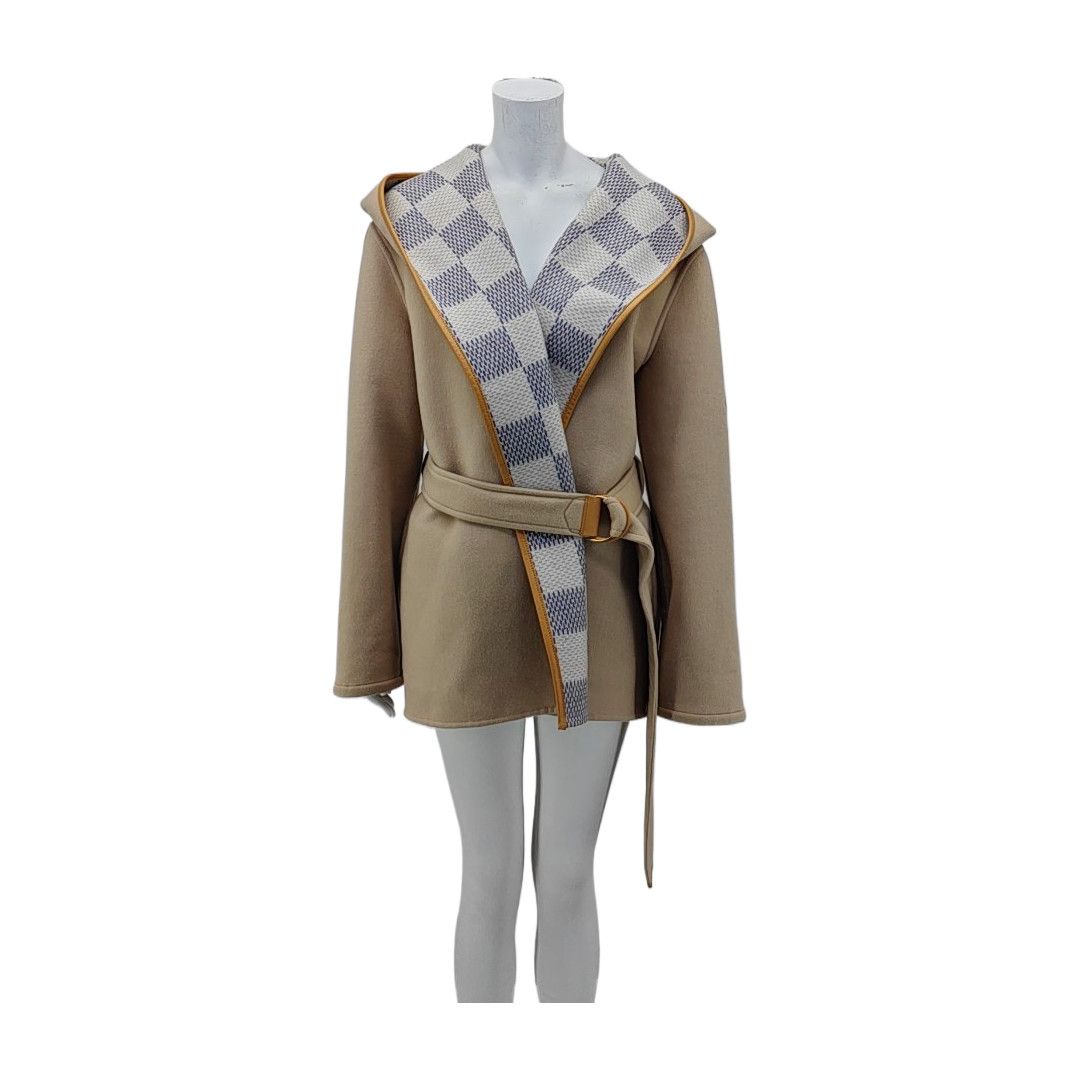 Louis Vuitton Louis Vuitton Wool Blend Checkered Coat Size 42 Size M / US 6-8 / IT 42-44 - 1 Thumbnail