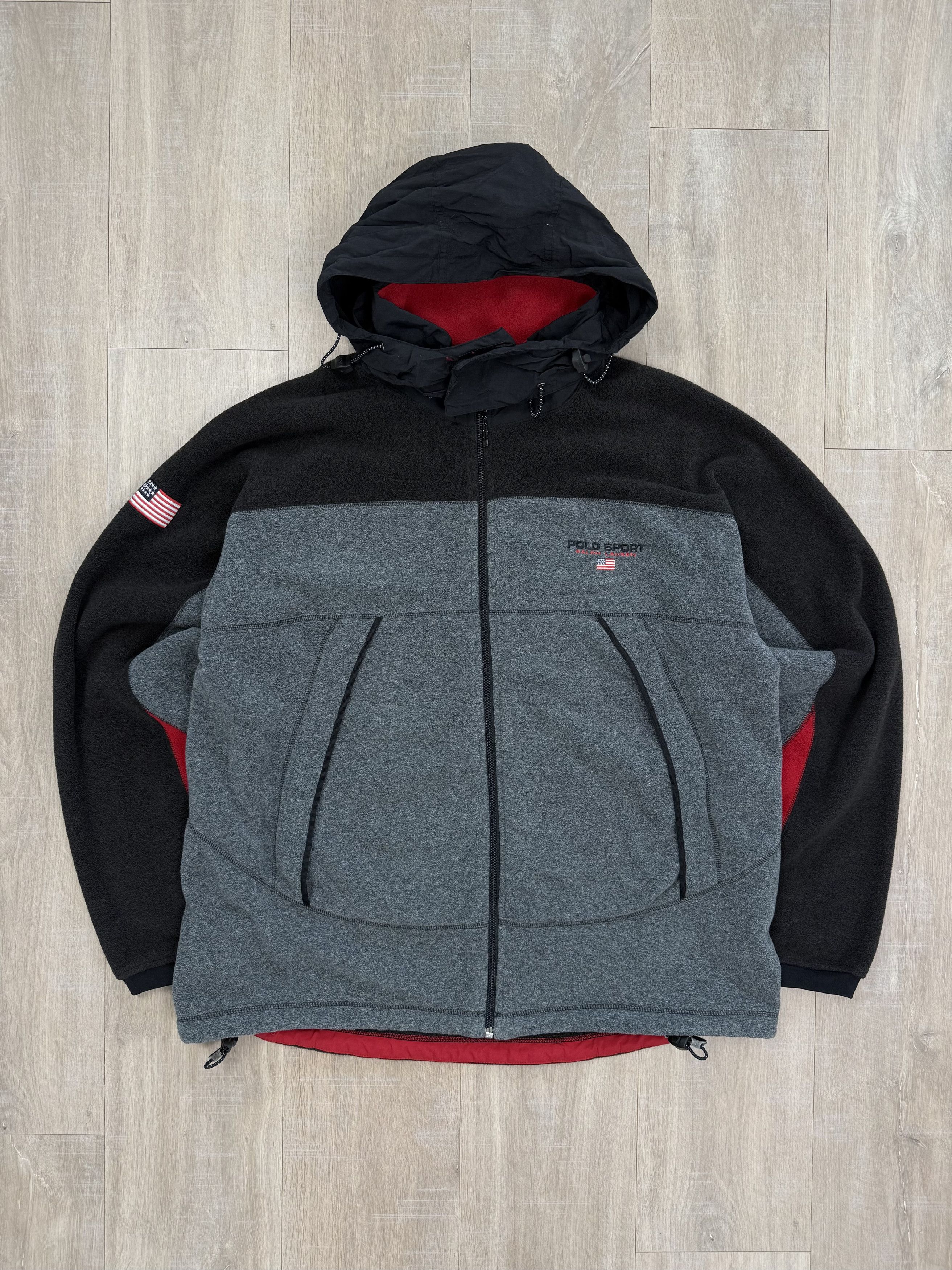 Vintage Polo Sport Ralph Lauren Zip Polartec Flecce Jacket
