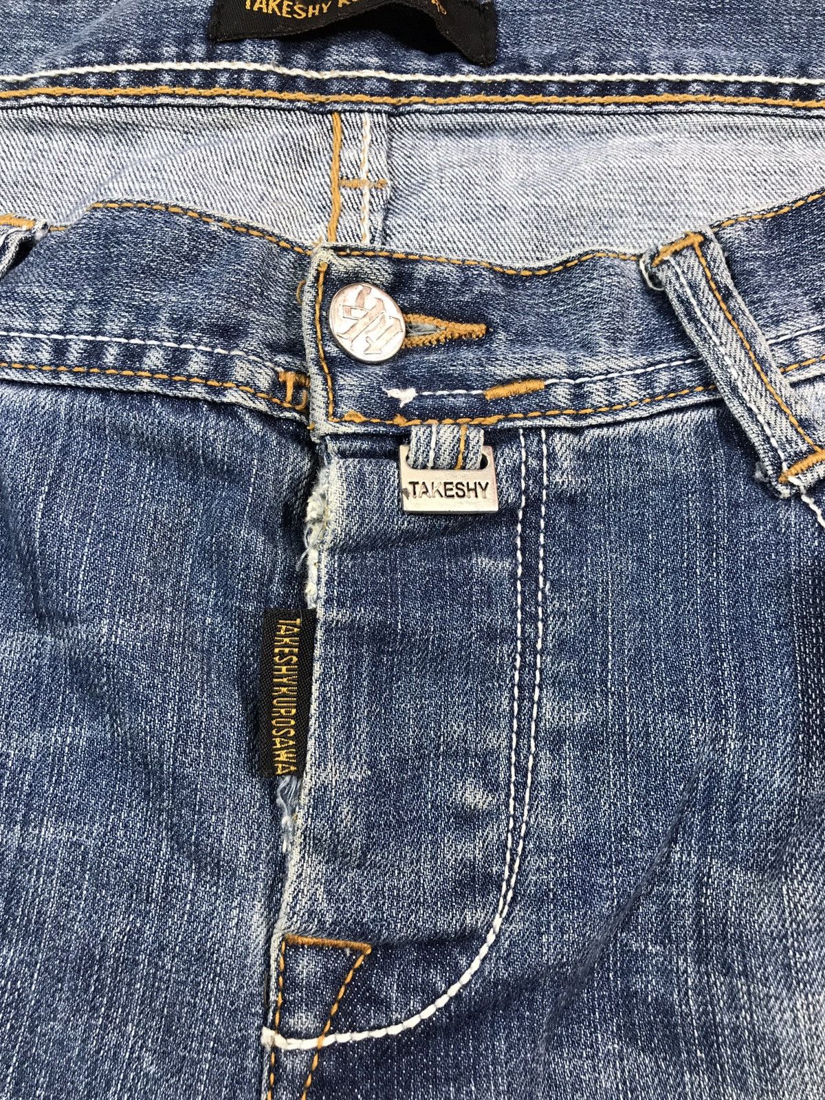 Japanese Brand × Takeshy Kurosawa × Vintage Vintage Takeshy Kurosawa Distressed Jeans Japanese Style Size US 34 / EU 50 - 8 Thumbnail