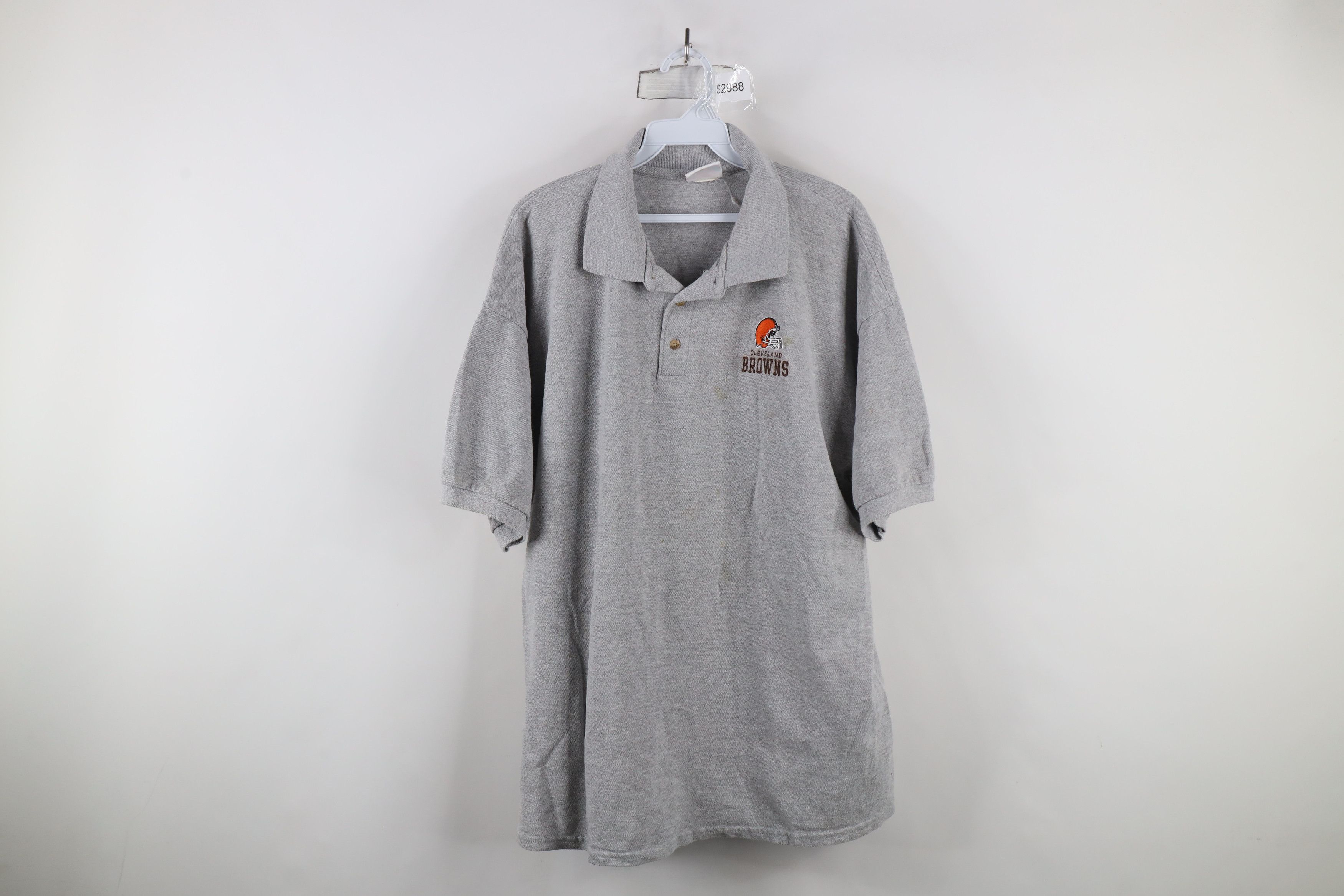 Vintage Vintage NFL Cleveland Browns Football Collared Polo Shirt Size US XL / EU 56 / 4 - 1 Thumbnail