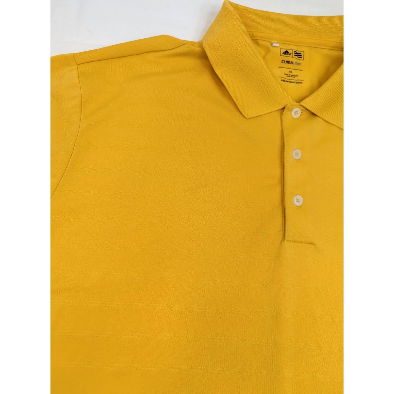 Adidas Adidas Climalite Golf Polo Shirt Men XL Short Sleeve Texture Stripes 938007 Size US XL / EU 56 / 4 - 2 Thumbnail