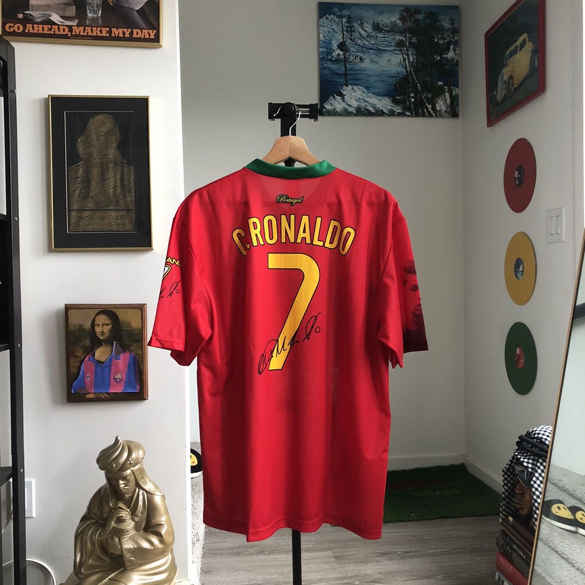 Cristiano Ronaldo Portugal kalciomania fan jersey