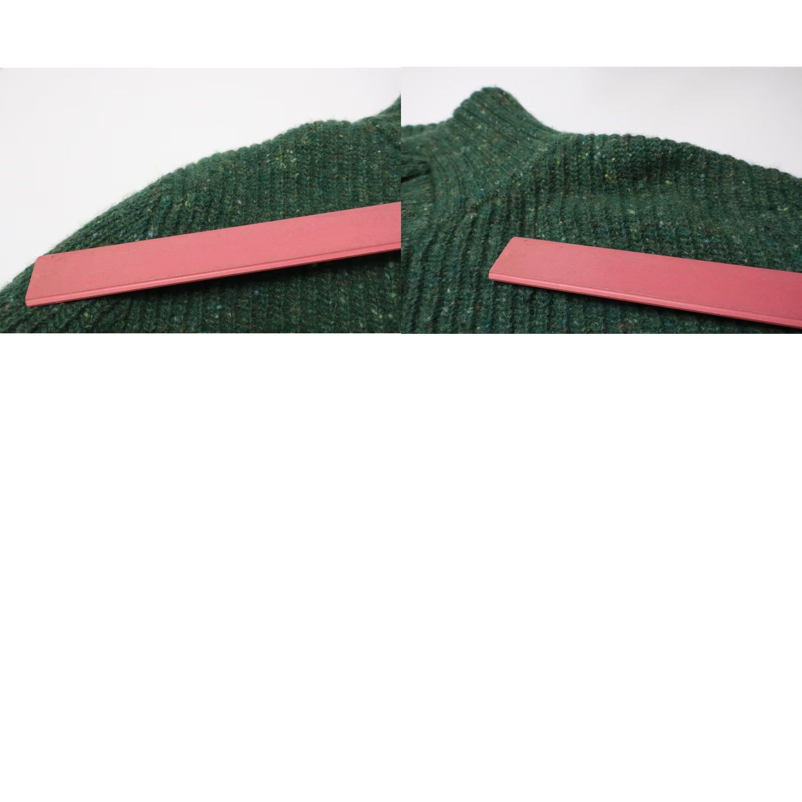 Vintage MCNEAL Jumper Men's LARGE Lambswool Blend Knitted Button Mock Neck Pullover Size US L / EU 52-54 / 3 - 9 Thumbnail