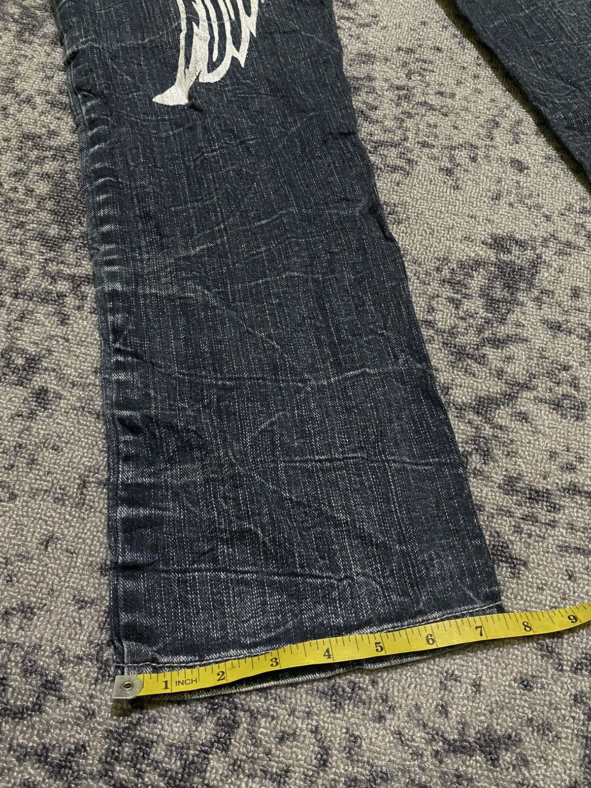 Hysteric Glamour × If Six Was Nine Y2k wings ifsixwasnine style bootcut jeans Size US 29 - 10 Thumbnail