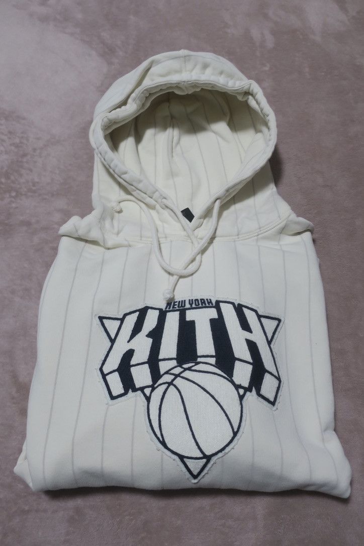 Kith × NBA Kith X New York Knicks NY Pinstripe Williams III Hoodie Size US M / EU 48-50 / 2 - 2 Thumbnail
