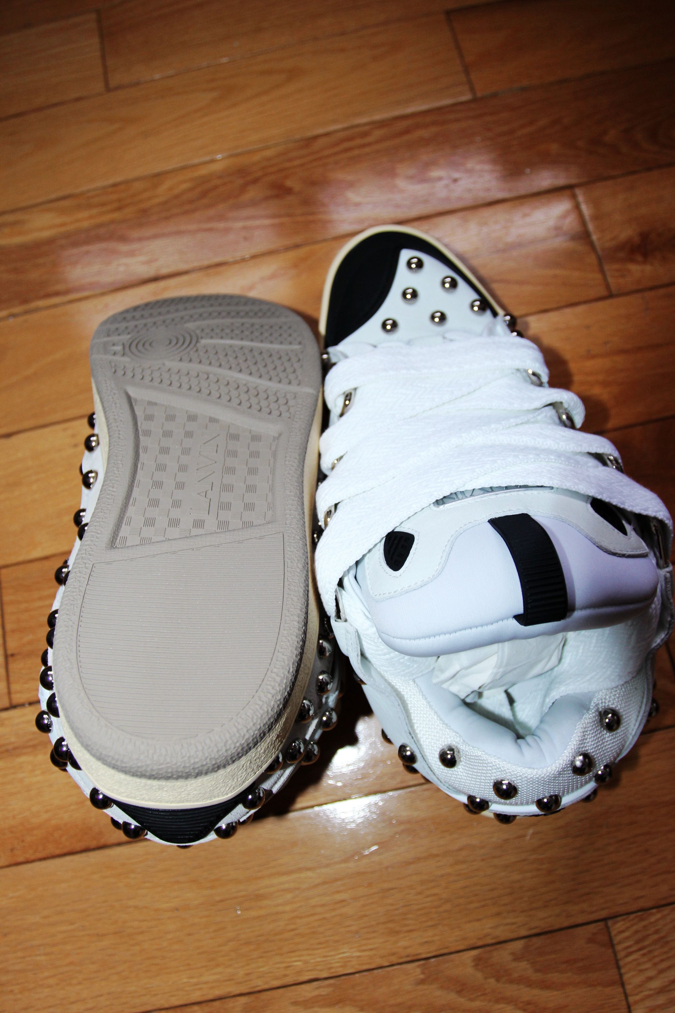 Lanvin BNWT AW23 LANVIN CURB SNEAKERS WITH STUDS 45 Size US 12 / EU 45 - 5 Thumbnail