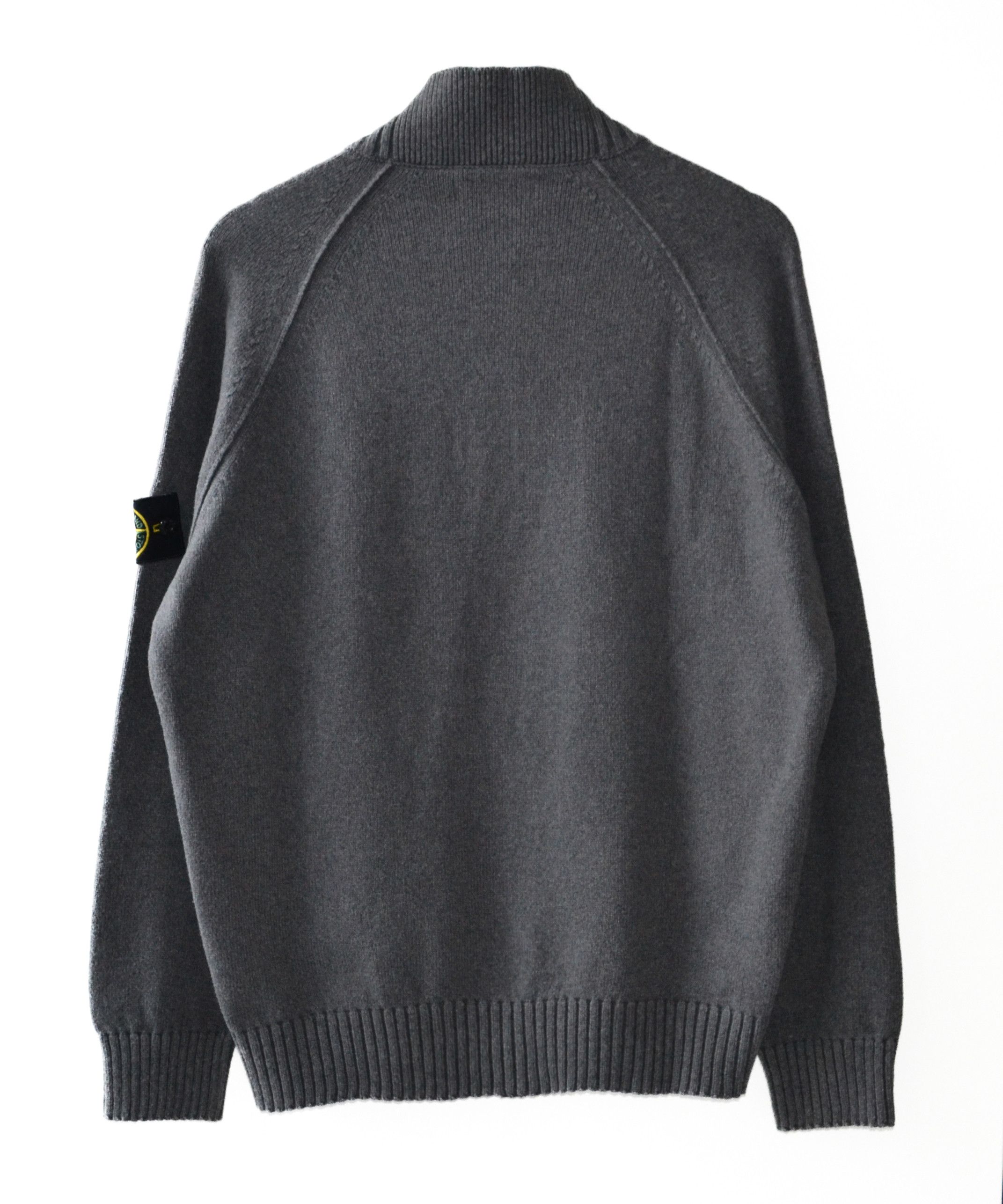Stone Island STONE ISLAND Sweater Knit Jumper Gray Buttons Size L-XL Size US XL / EU 56 / 4 - 6 Thumbnail