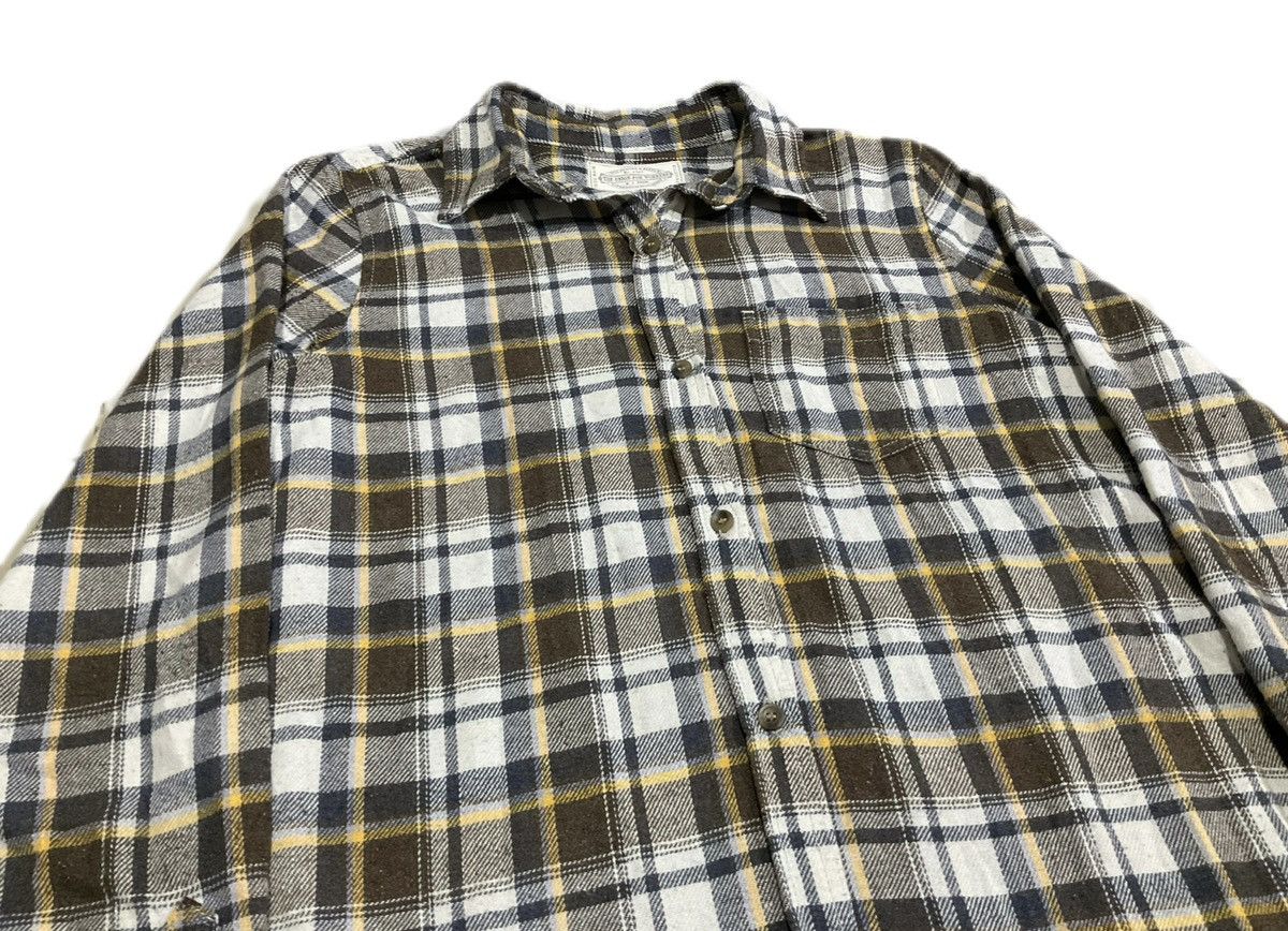 Hysteric Glamour × If Six Was Nine × Japanese Brand 🔥Sick Y2K G.O.A. Flannel Shirt Size US M / EU 48-50 / 2 - 2 Thumbnail